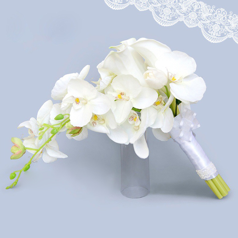 Pretty/Fancy/Fascinating/Graceful Cascade Foam Bridal Bouquets -