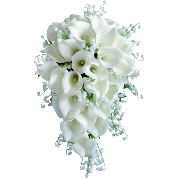 Pretty/Fancy/Fascinating/Graceful Cascade Foam Bridal Bouquets -