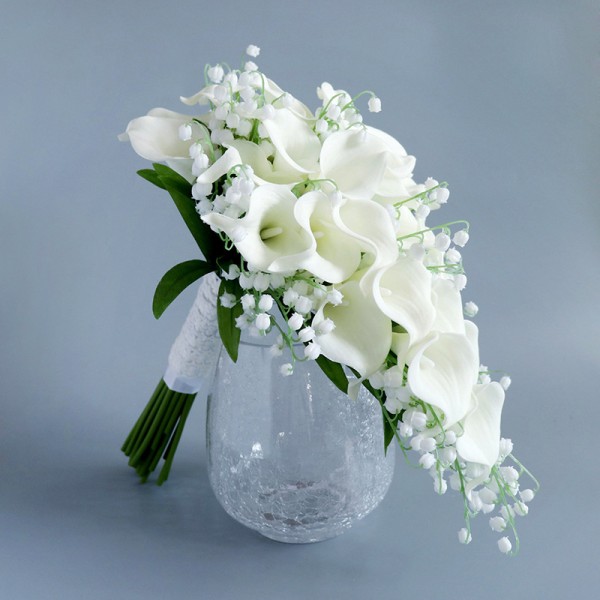 Pretty/Fancy/Fascinating/Graceful Cascade Foam Bridal Bouquets -