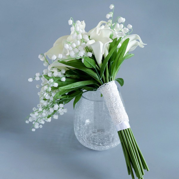 Pretty/Fancy/Fascinating/Graceful Cascade Foam Bridal Bouquets -