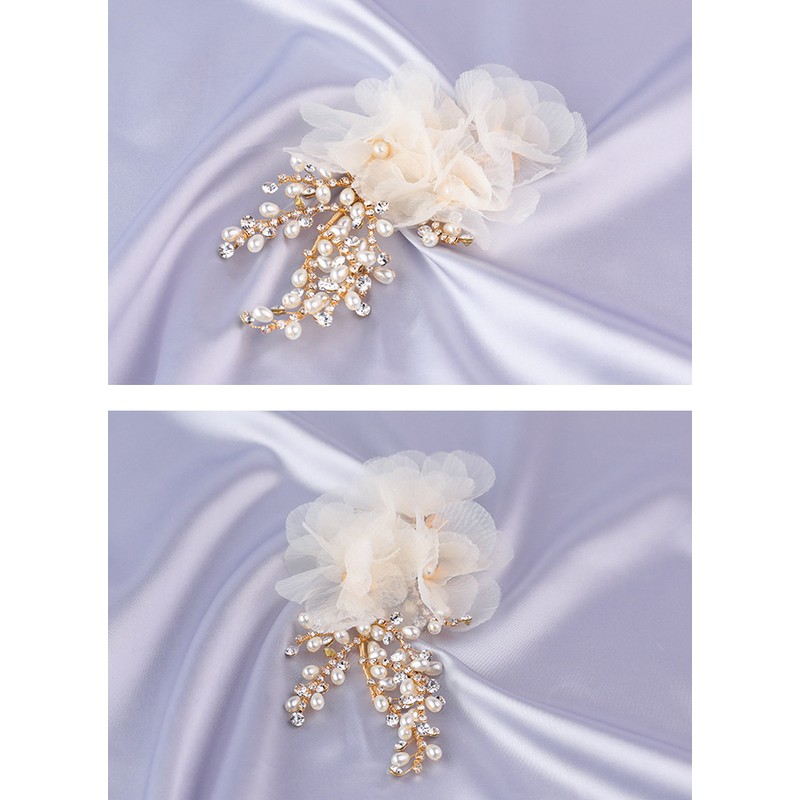 Flower Girl Tulle/Alloy/Imitation Pearls Tiaras With Flower/Pearl/Imitation Rhinestone