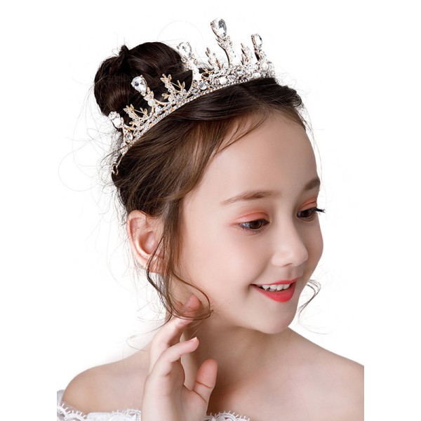 Flower Girl Alloy/Rhinestones Tiaras With Rhinestones