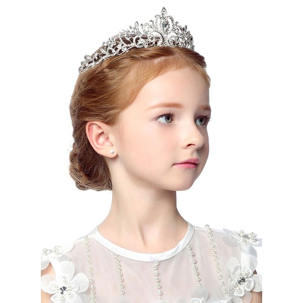 Flower Girl Alloy/Rhinestones Tiaras With Rhinestones