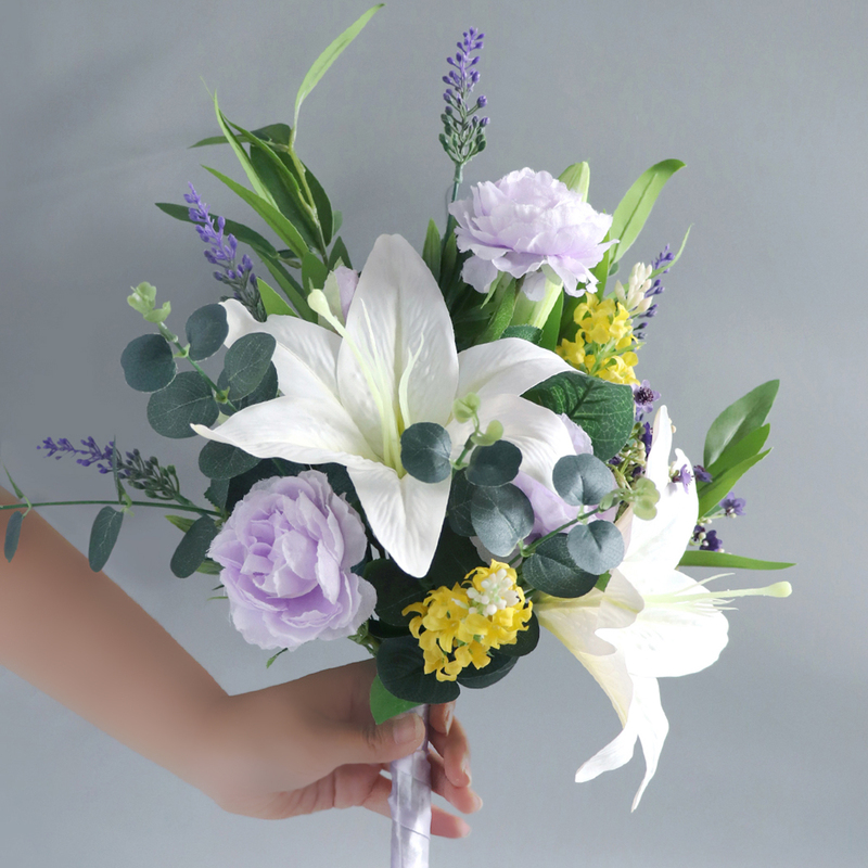 Elegant/Fascinating/Blooming Free-Form Silk Flower Bridal Bouquets - Bridal Bouquets