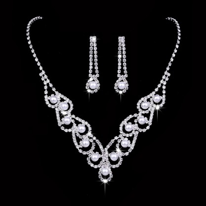 Ladies' Gorgeous/Exquisite/Fancy Alloy With Irregular Rhinestone Jewelry Sets