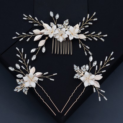Hairpins/Combs & Barrettes/Headpiece Exquisite (Set of 3)