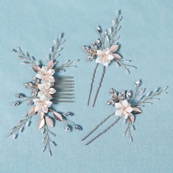 Hairpins/Combs & Barrettes/Headpiece Exquisite (Set of 3)