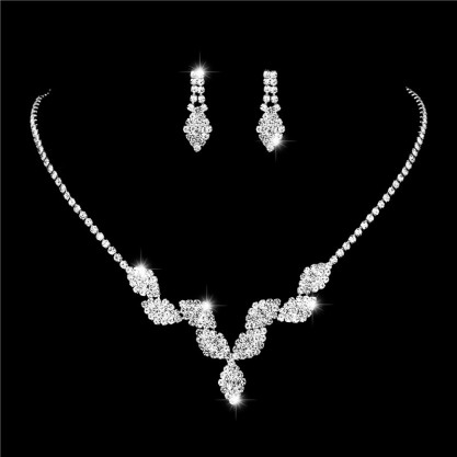 Ladies' Elegant/Beautiful/Classic Alloy With Irregular Rhinestone Jewelry Sets