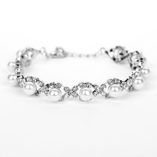 Ladies' Elegant/Beautiful/Classic Alloy With Irregular Cubic Zirconia Bracelets