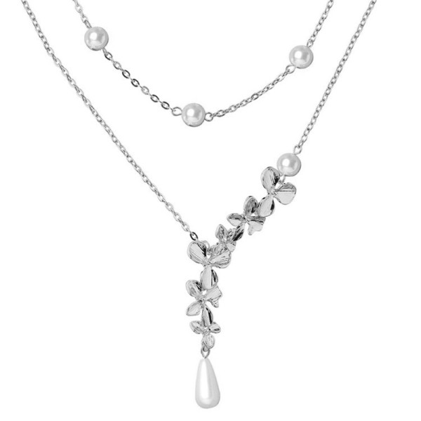 Ladies' Elegant/Beautiful/Classic Alloy With Irregular Rhinestone Necklaces