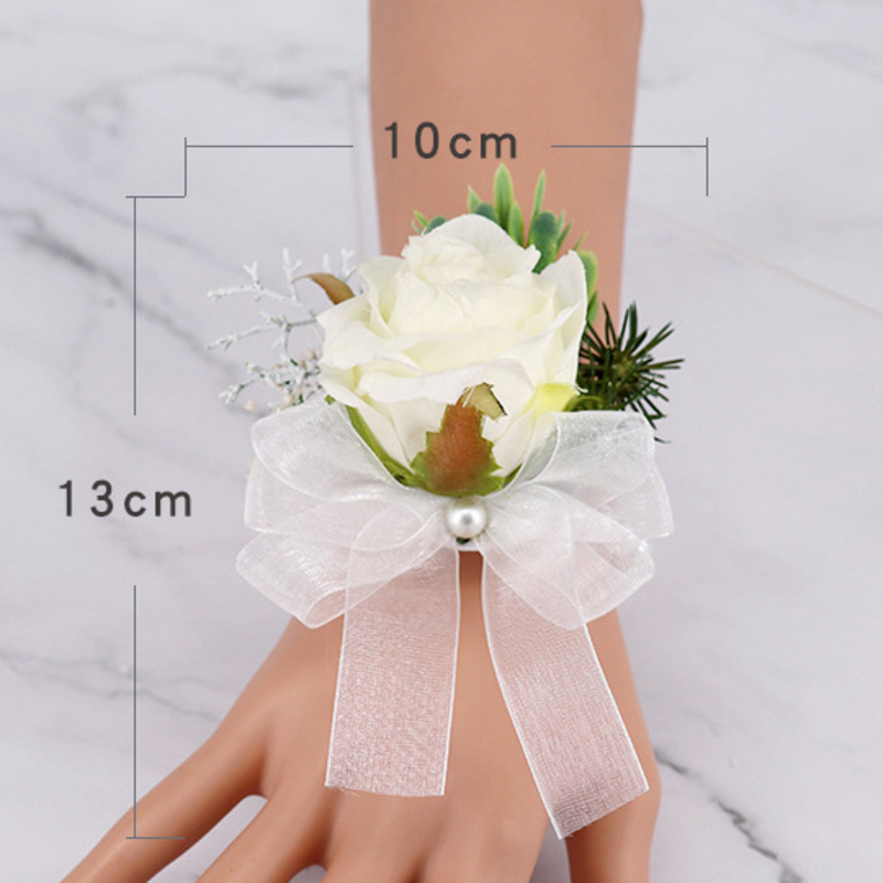 Elegant/Fascinating/Dreamlike/Delicate Free-Form Silk Flower Wrist Corsage -