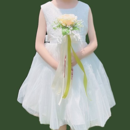 Elegant/Fascinating/Dreamlike Free-Form Silk Flower Junior Bridesmaid Bouquets -