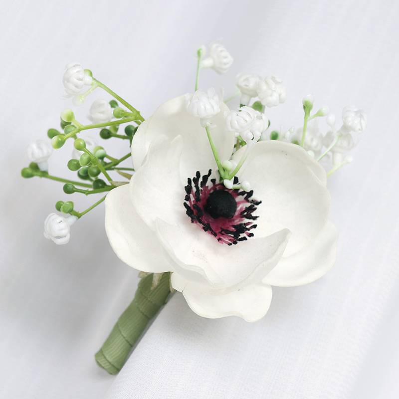 Elegant/Fascinating/Dreamlike Free-Form Silk Flower Boutonniere -