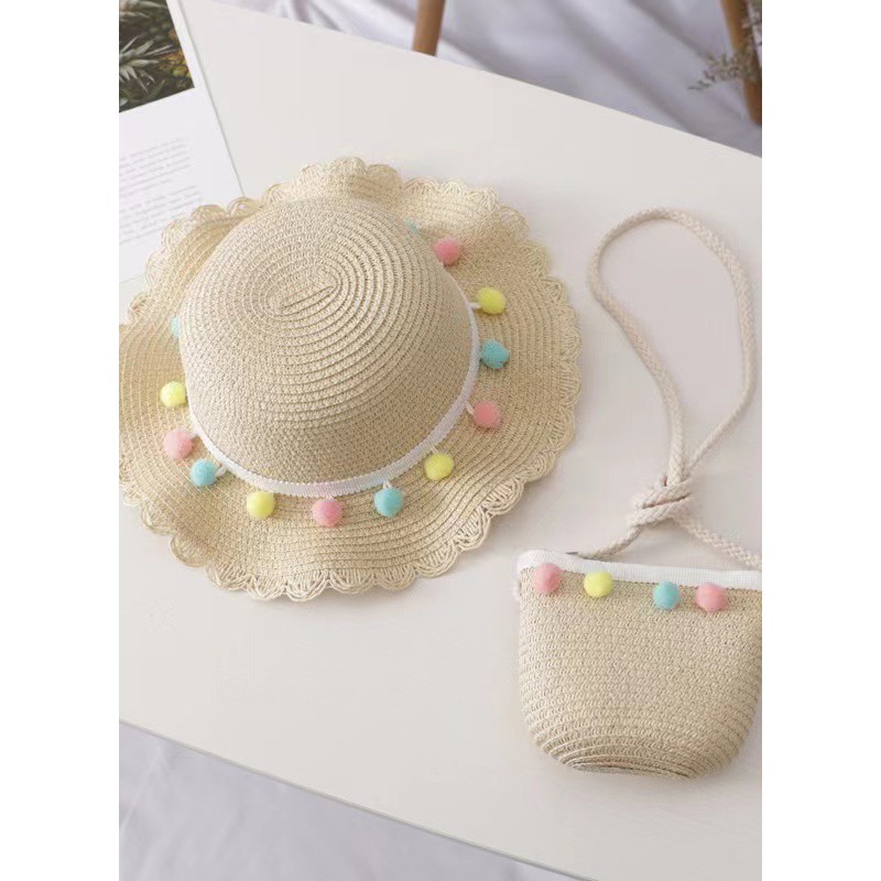 Flower Girl Straw Handbag/Hats