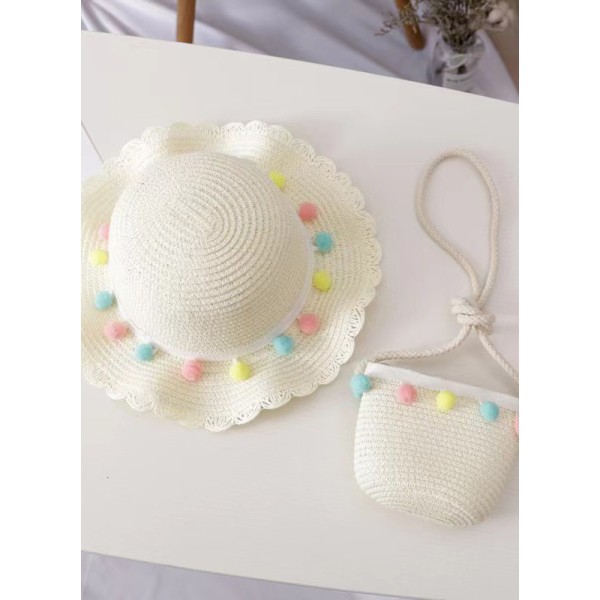 Flower Girl Straw Handbag/Hats