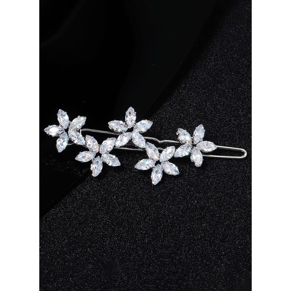 Flower Girl Alloy/Imitation Pearls Tiaras With Rhinestones (Sold in a single piece)