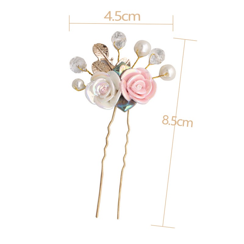 Flower Girl Polyester/Alloy/Imitation Pearls/Artificial Flower Tiaras With Flower/Sequin/Pearl (Set of 3 pieces)