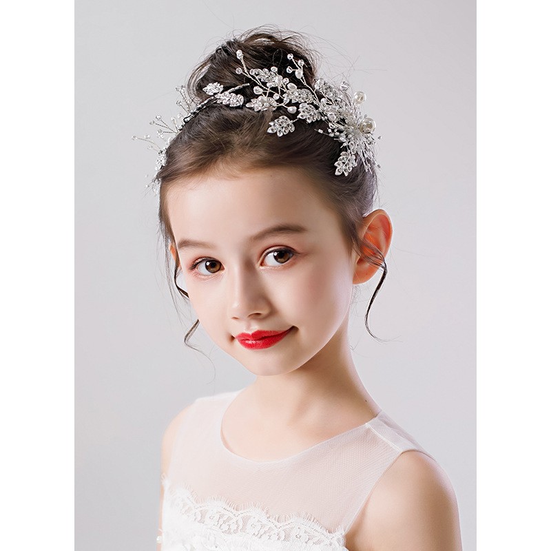 Flower Girl Alloy/Crystal Tiaras With Crystal/Beading/Sequin (Set of 2 pieces)