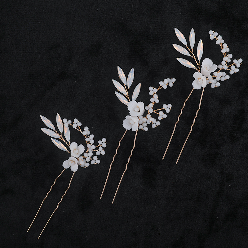 Hairpins/Headpiece Exquisite With Rhinestone/Crystal (Set of 3 pieces)