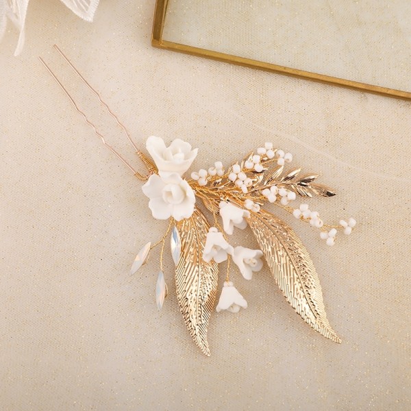 Hairpins/Headpiece Exquisite With Pearl (Sold in single piece)