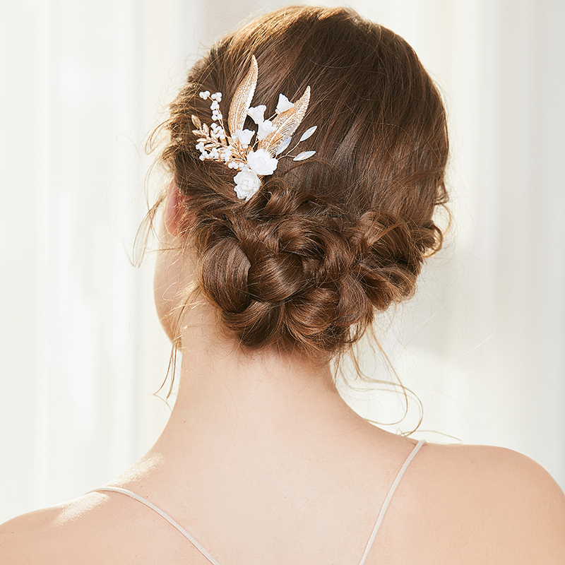 Hairpins/Headpiece Exquisite With Pearl (Sold in single piece)