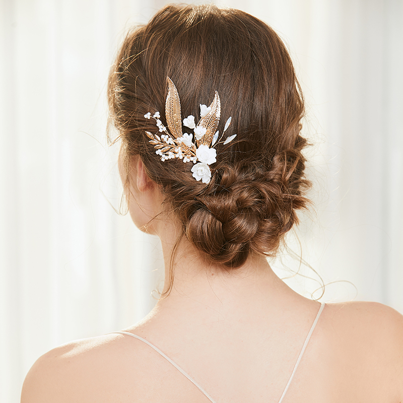 Hairpins/Headpiece Exquisite With Pearl (Sold in single piece)