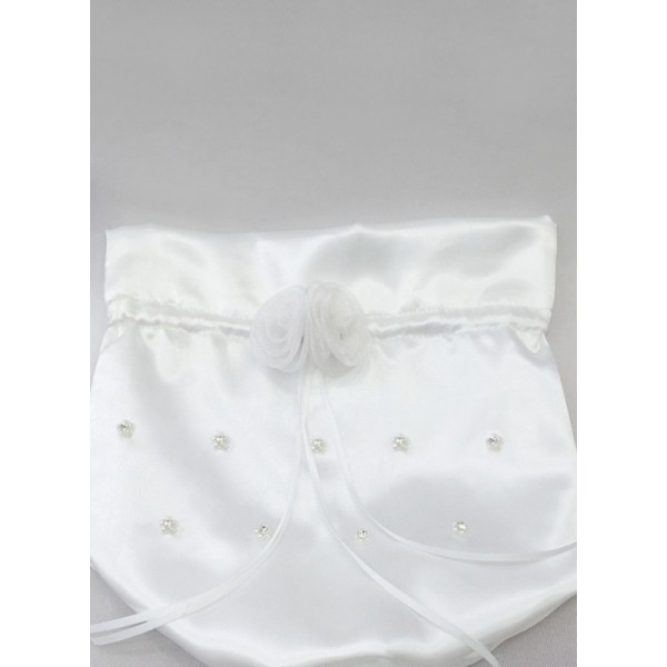 Flower Girl Satin/Polyester Handbag With Flower/Beading/Sequin/Ribbon