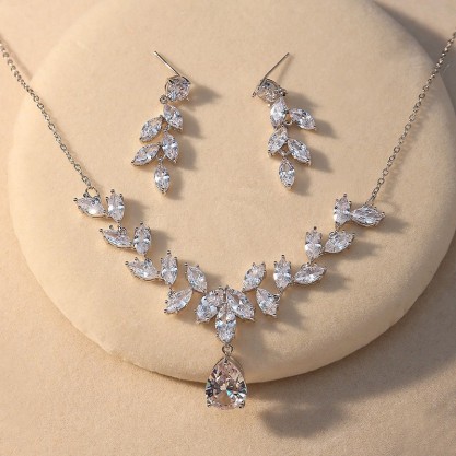 Elegant/Beautiful/Classic/Pretty Alloy With Drop Rhinestone Jewelry Sets