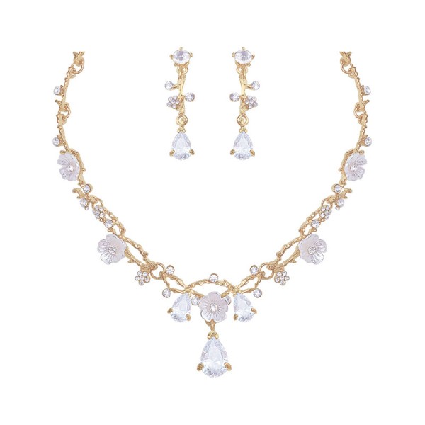 Ladies' Elegant/Beautiful/Classic/Pretty/Attractive Alloy With Oval Rhinestone Jewelry Sets