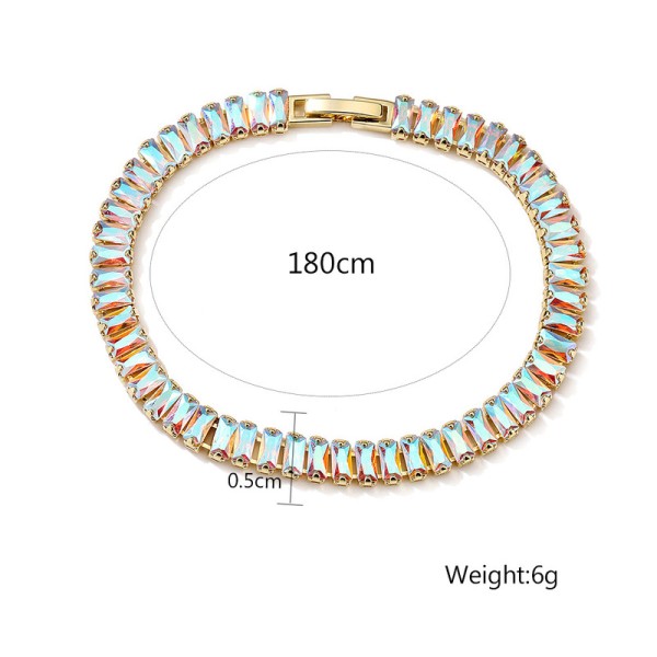 Elegant/Beautiful/Classic/Pretty/Attractive Alloy With Square Rhinestone Bracelets