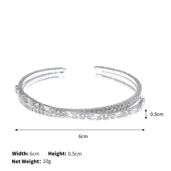 Beautiful/Fashionable/Attractive Alloy With Round Rhinestone/Cubic Zirconia Bracelets/Fashion jewelry