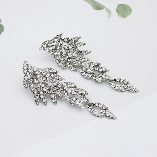 Beautiful/Attractive Alloy With Round Rhinestone Earrings