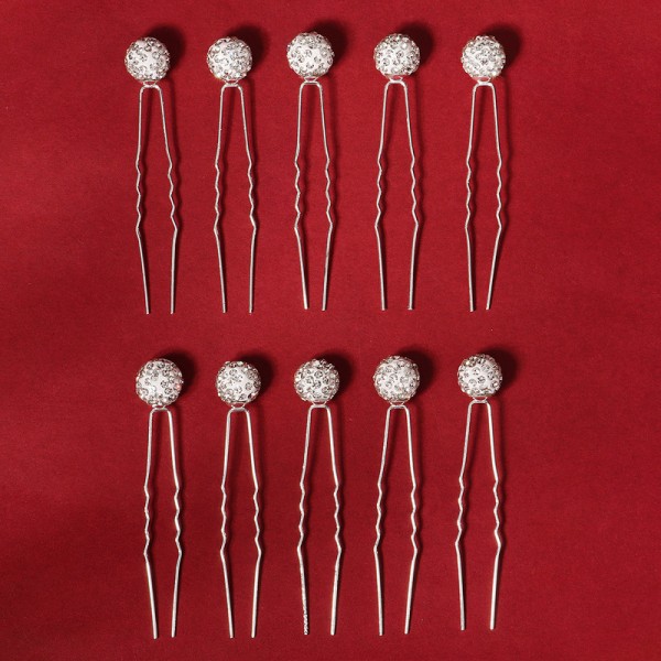 Hairpins/Headpiece Unique/Stylish/Shining/Amazing/Pretty/Romantic (Set of 10)