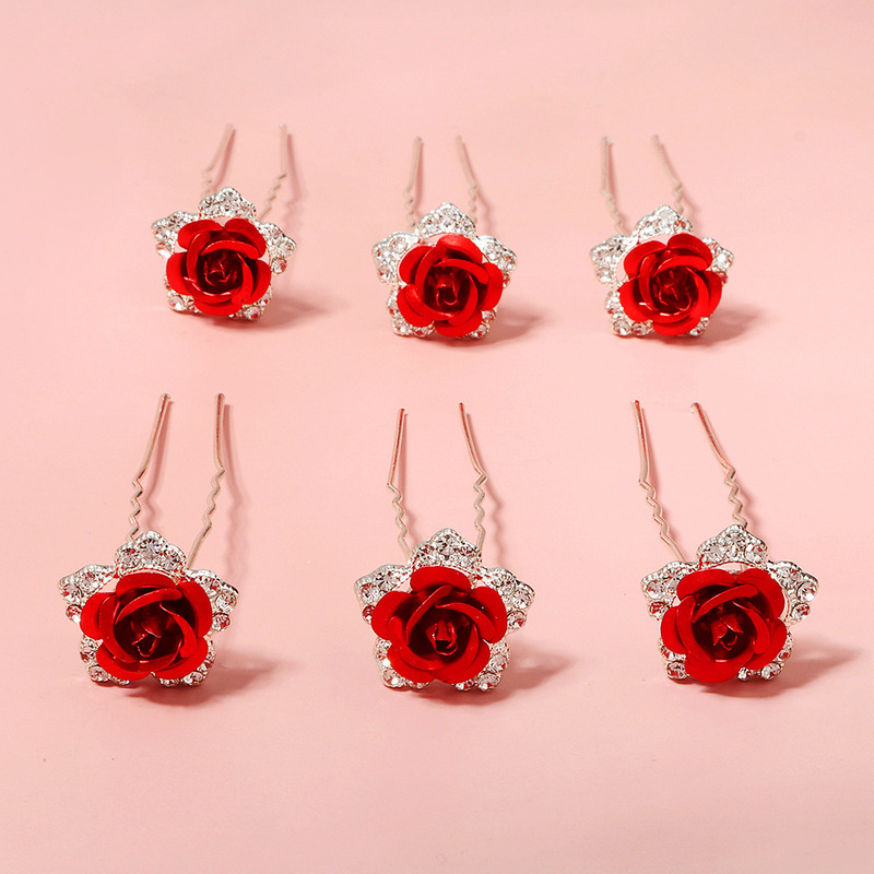 Hairpins/Headpiece Unique/Stylish/Shining/Amazing/Pretty/Romantic (Set of 6)