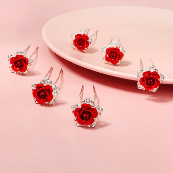 Hairpins/Headpiece Unique/Stylish/Shining/Amazing/Pretty/Romantic (Set of 6)