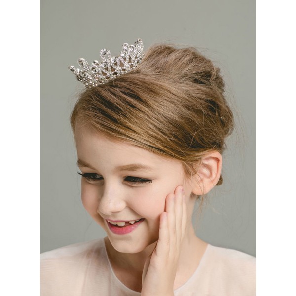 Flower Girl Alloy/Rhinestones Tiaras With Rhinestones