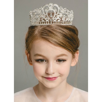 Flower Girl Alloy/Rhinestones Tiaras With Rhinestones