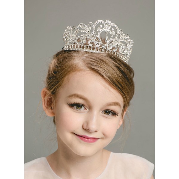 Flower Girl Alloy/Rhinestones Tiaras With Rhinestones