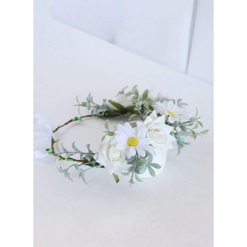 Flower Girl Artificial Flower Tiaras With Flower