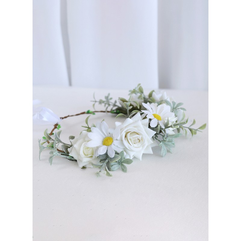 Flower Girl Artificial Flower Tiaras With Flower