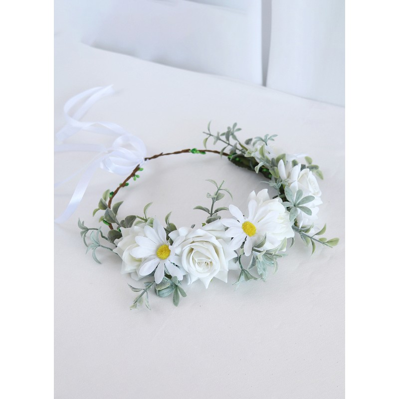 Flower Girl Artificial Flower Tiaras With Flower