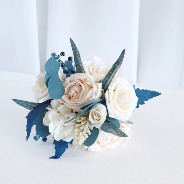 Round Silk Flower Junior Bridesmaid Bouquets -