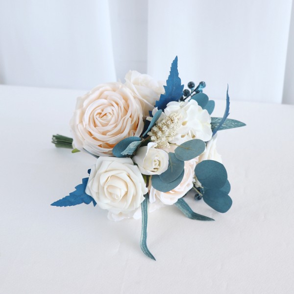 Round Silk Flower Junior Bridesmaid Bouquets -