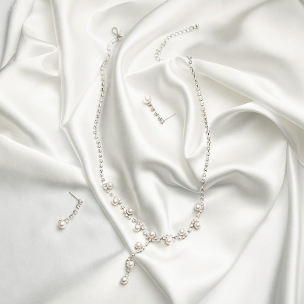 Ladies' Charming Alloy With Irregular Pearl Jewelry Sets