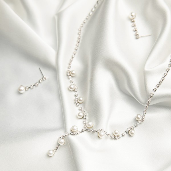 Ladies' Charming Alloy With Irregular Pearl Jewelry Sets