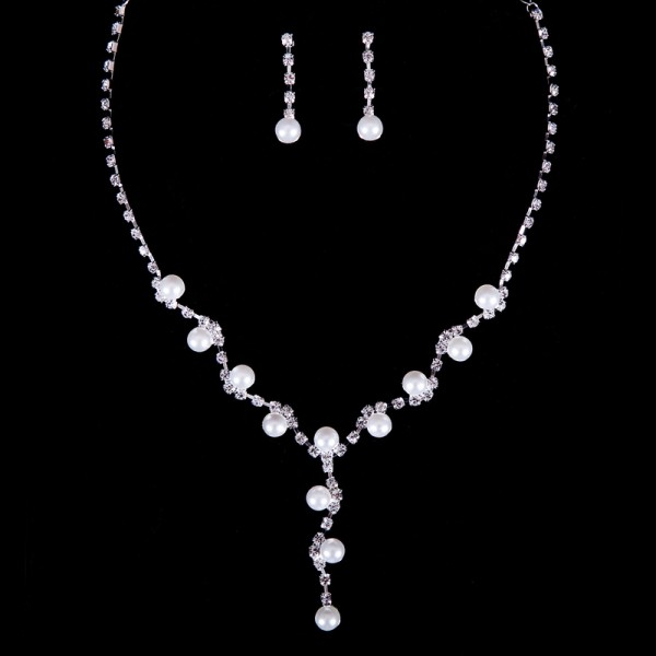 Ladies' Charming Alloy With Irregular Pearl Jewelry Sets