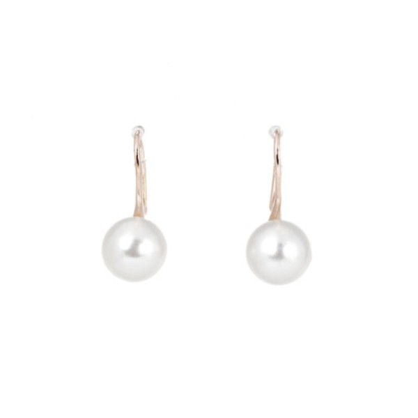 Ladies' Charming Alloy/Pearl&Imitation pearl With Round Pearl Earrings