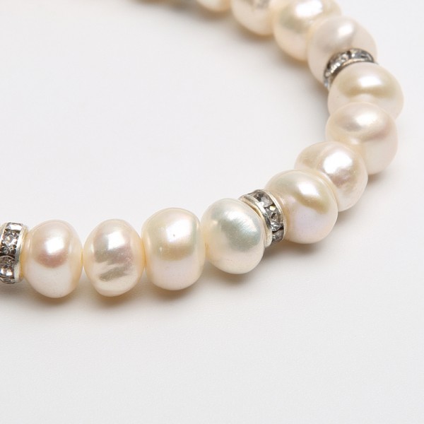 Personalized Child's Personalized Pearl&Imitation pearl With Round Pearl Bracelets