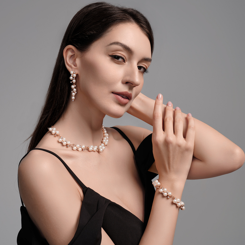 Ladies' Elegant Alloy With Irregular Rhinestone Jewelry Sets