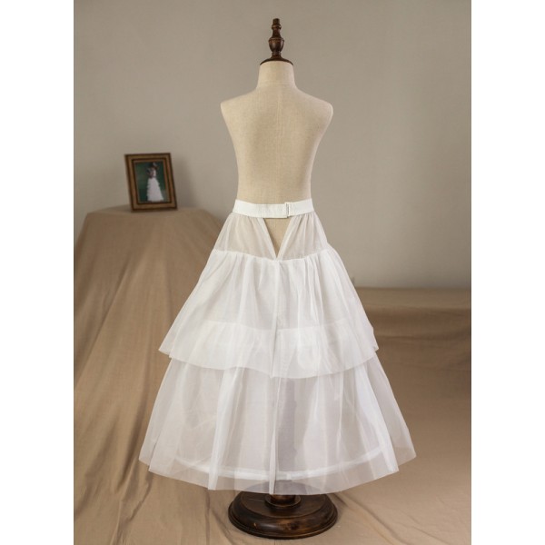 Flower Girl Tulle/Nylon Full Gown Slip